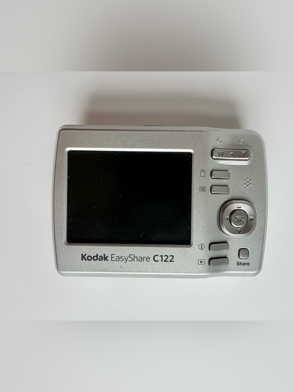 Kodak EasyShare C122 8.1 MP Digital Camera Silver w/ 1G Mem Card Tested & Works - Picture 5 of 11